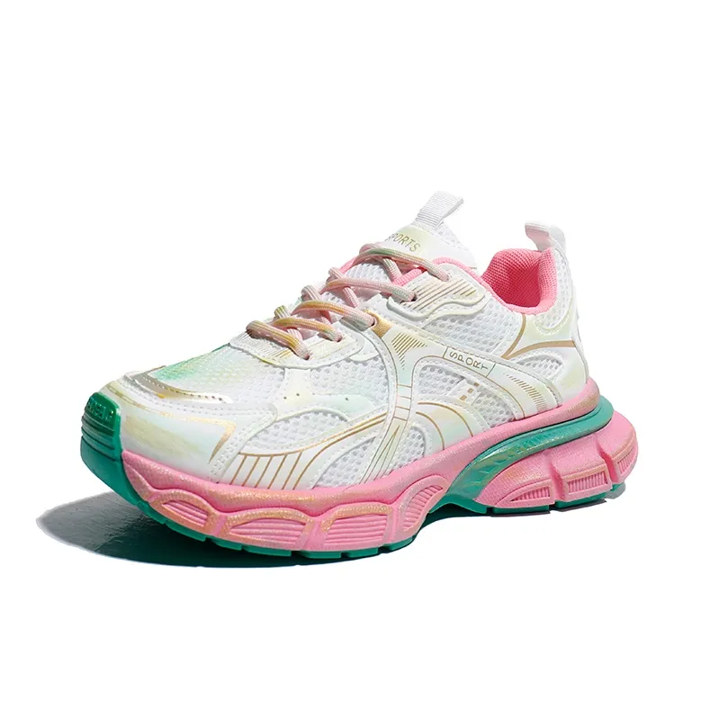 SIMBA'S PRIDE Abrasion Resistant Breathable Chunky Sneakers Women's-5