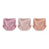 B Set-High-Rise Plus Size-Cameo Brown+Milk Coffee+Shrimp Pink (3 Pack)