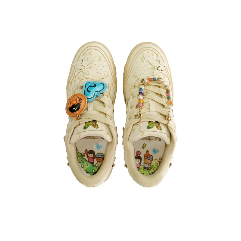 KAALIXTO X Newmasus Skateboarding Low 'Beige'-3