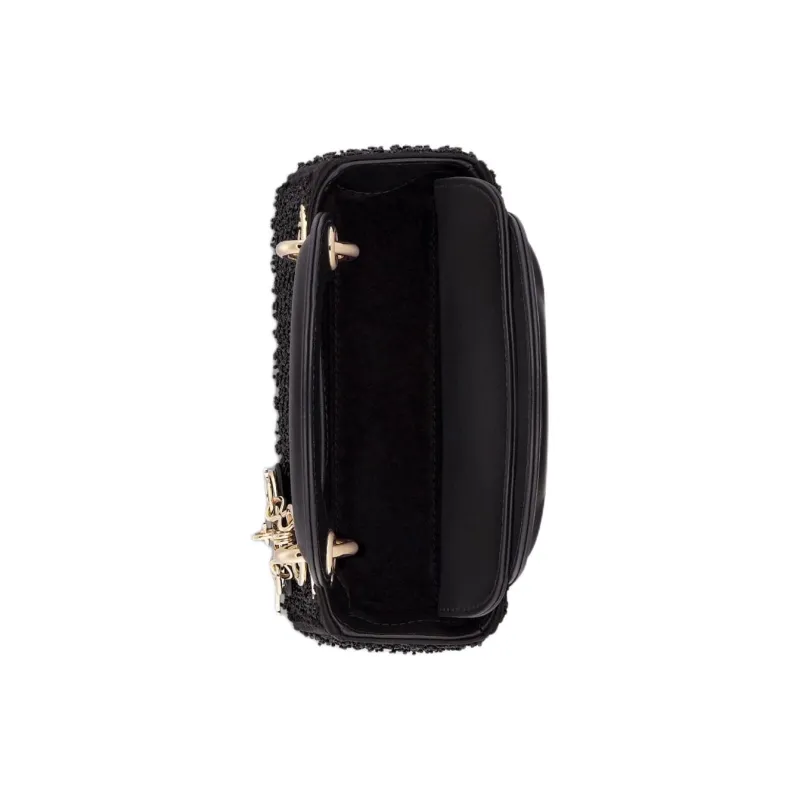 DIOR Lady Dior Satin Lady Dior Bag, Shoulder Bag, Crossbody Bag, Handbag Mini Women's Black-4