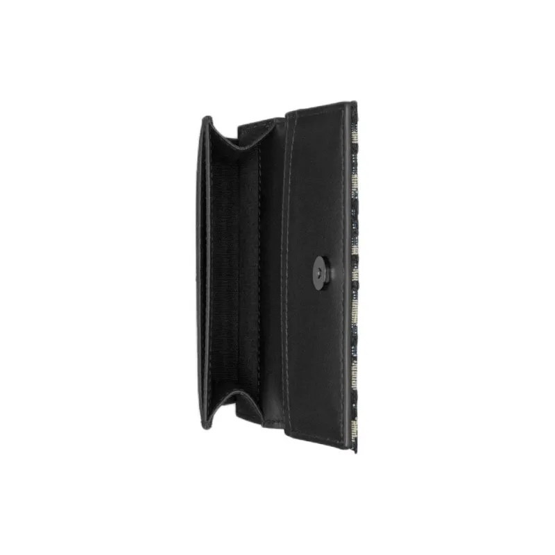 DIOR Jacquard Wallet Regular Men's Beige & Black-3