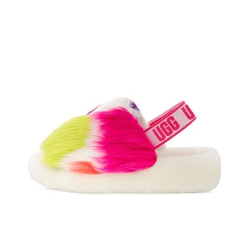 UGG FLUFF YEAH Stylish Sandals Women's White