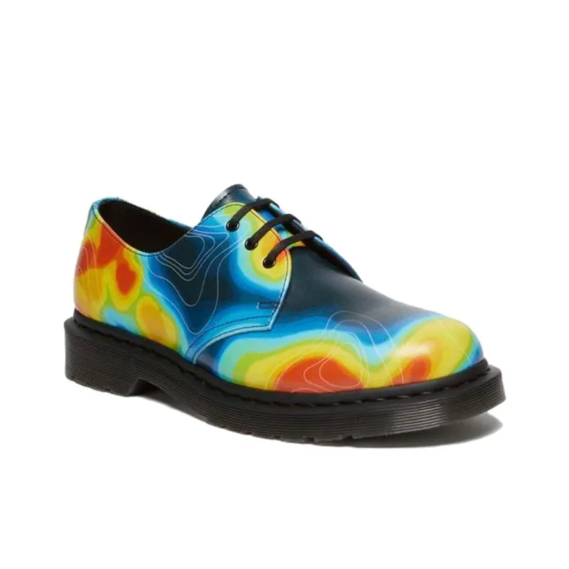 Dr.Martens Men's Casual Shoes Men Low Top Blue Black Red/Black-2
