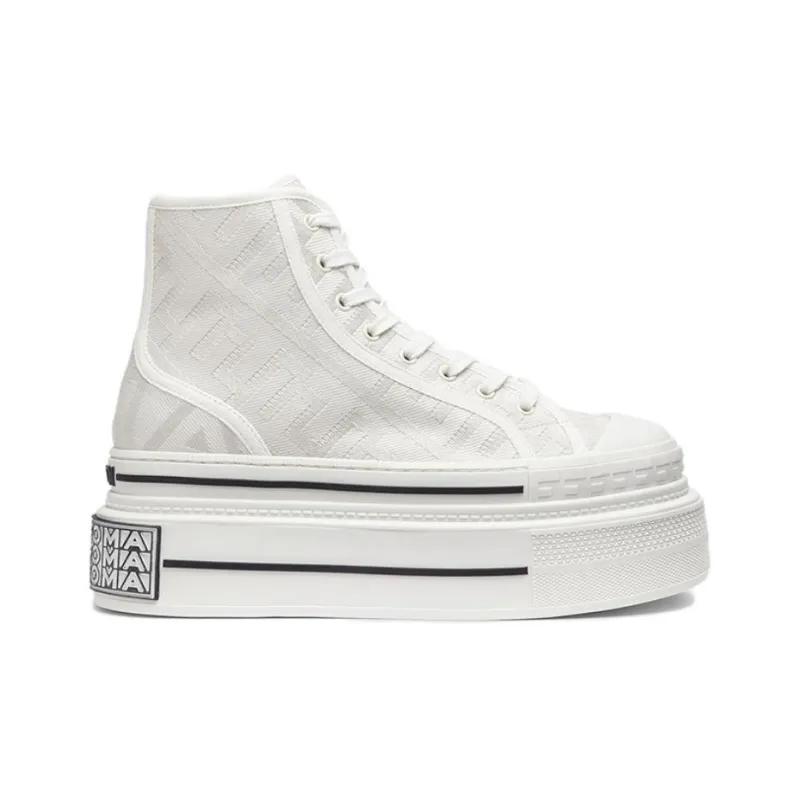 FENDI By Marc Jacobs Domino High Tops White Canvas-1