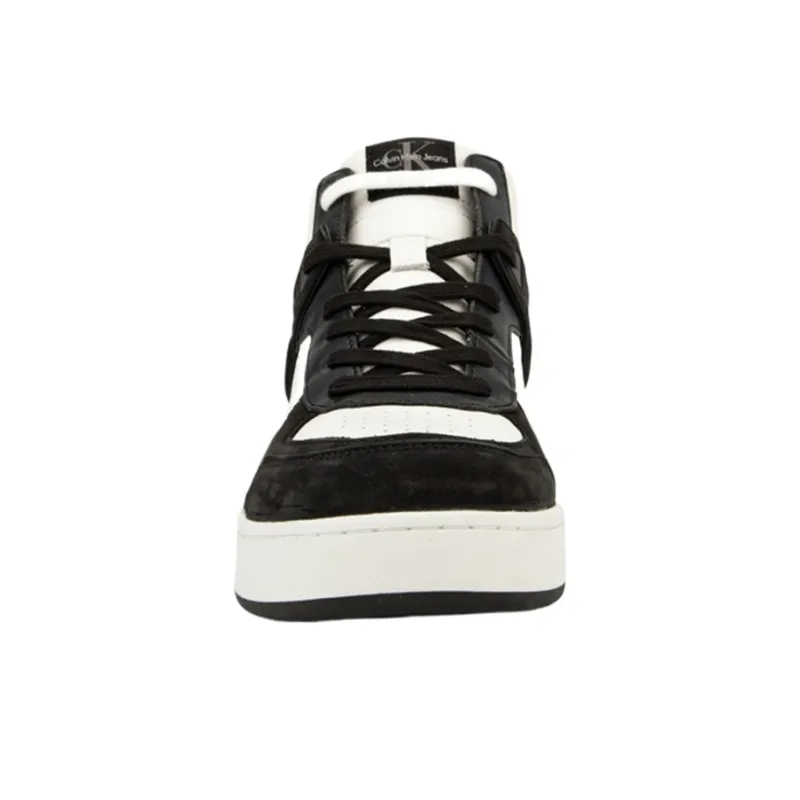 CALVIN KLEIN High-Top Skateboard Shoes Men's Space Black-2