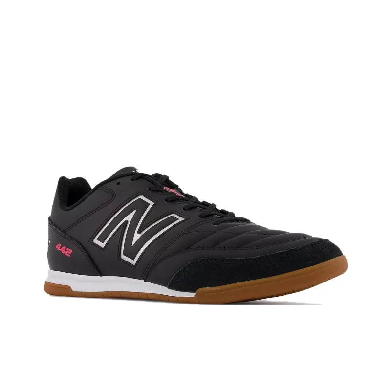 New Balance 442 V2 Team Indoor Black White-2
