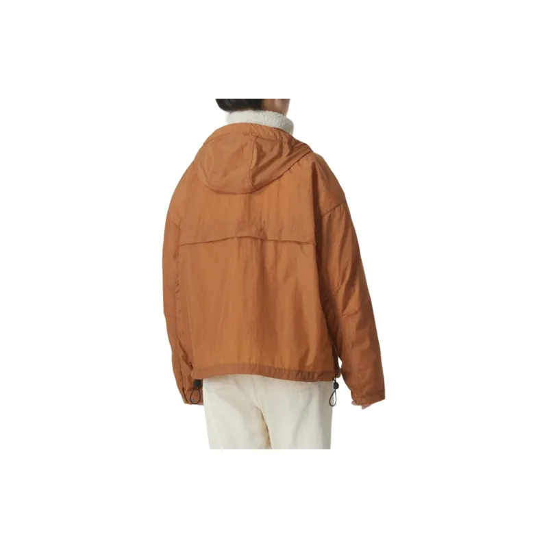 Columbia Windproof Thermal Windbreaker Jacket Women's Brown-1
