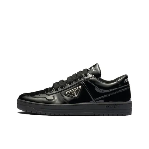 PRADA Downtown Leather Sneakers