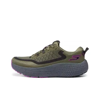 Skechers MEN'S GO Anti Slip Wear Resistant Low Top Running Shoes Men's Army Green