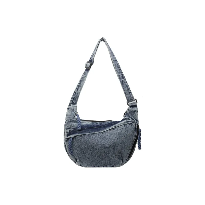 OUZIHUANG Denim Shoulder Bag, Crossbody Bag Women's Multicolor-28