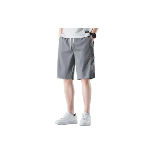 Tonlion Casual Shorts Men Gray