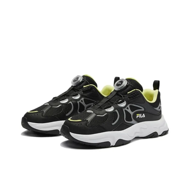 FILA KIDS BOA Low Top Kids' Running Shoes Black Teenagers-2