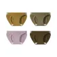 F Set-American High Split-Dark Green+Purple+Yellow+Coffee (4 Pack)