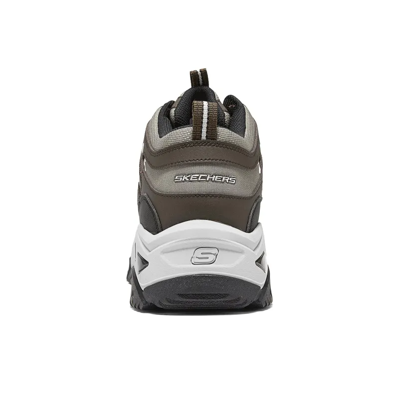 Skechers OUTDOOR MENS Anti Slip Wear Resistant Mid Top Casual Shoes Men's Brown Black-3