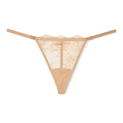 Victoria's Secret Very Sexy V-Hardware Adjustable V-String Panty / Praline Underpants Women's 1 Pack Fruit Seed Candy