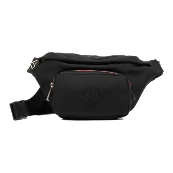 Moncler Nylon Shoulder Bag Men's Black