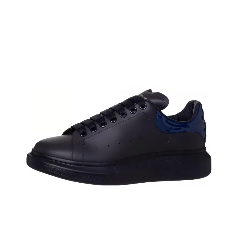 Alexander McQueen Oversized Sneaker 'Triple Black Blue'-0