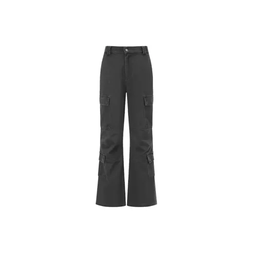 BABUGGE Casual Pants Unisex Washable Carbon Gray