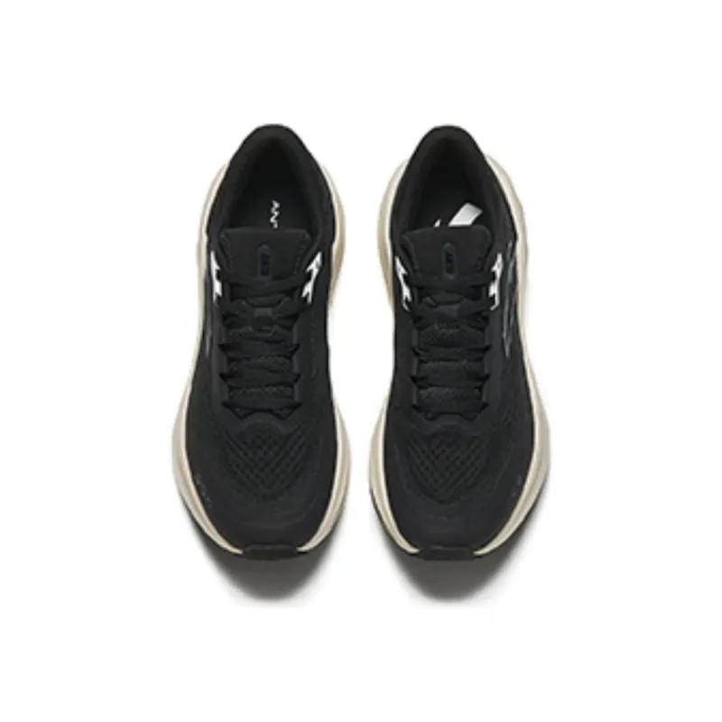 Anta Cloud Journey Anti Slip Wear Resistant Low Top Casual Running Shoes Women's Black-2