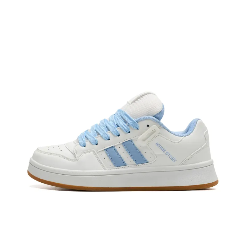 T628 Puffy Shoes, Box Slip Resistant, Abrasion Resistant, Lightweight, Breathable Low Top Skateboard Shoes Unisex-6