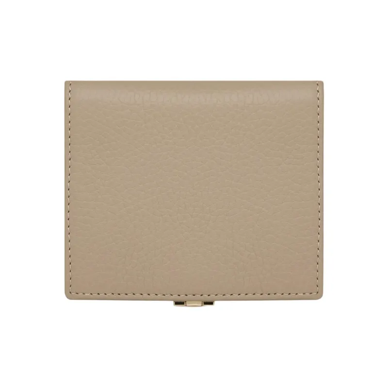 Strathberry Calfskin Wallet Regular Women's Mushroom Color-2