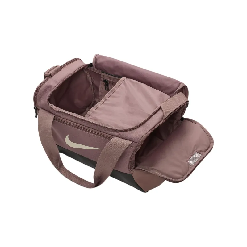 Nike Polyester Gym Bag Women's Smokey Mauve Red & Black With Light Ore Brown-3