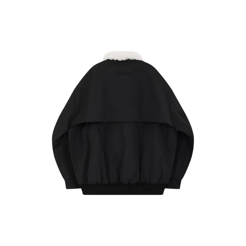 WE11DONE Shearling detailed Bomber Jacket-1