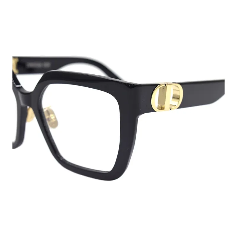 DIOR Square Eyeglass Frames Women's Black-2