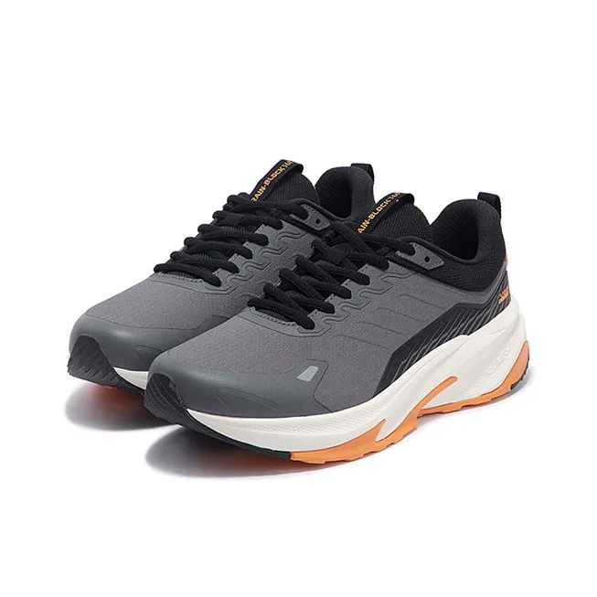 361° Rain Screen Anti Slip Wear Resistant Low Top Casual Running Shoes Men's Gray-2