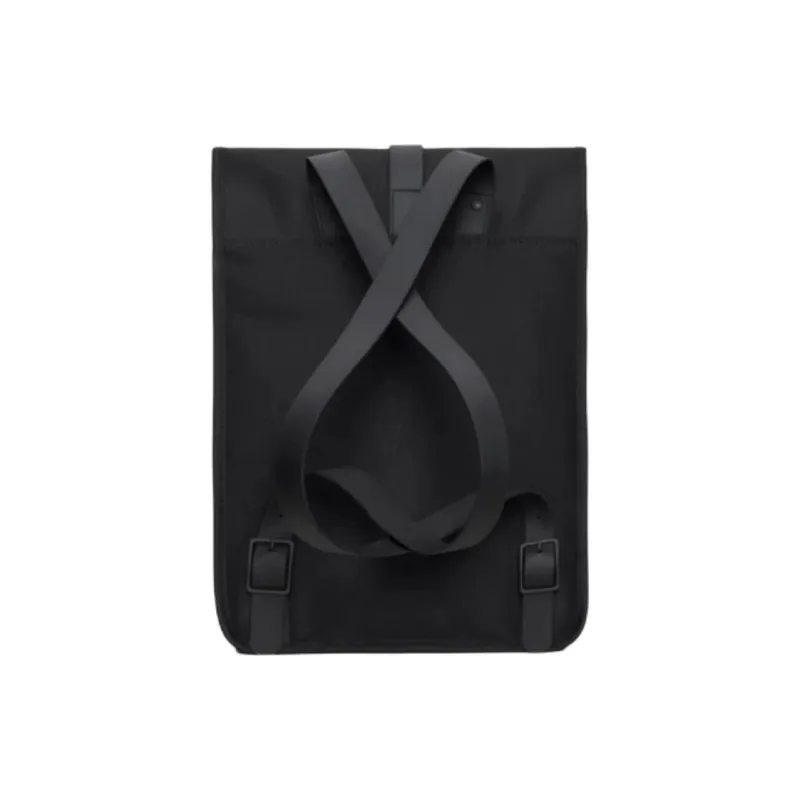 Rains Polyurethane Backpack Regular Unisex Black-1