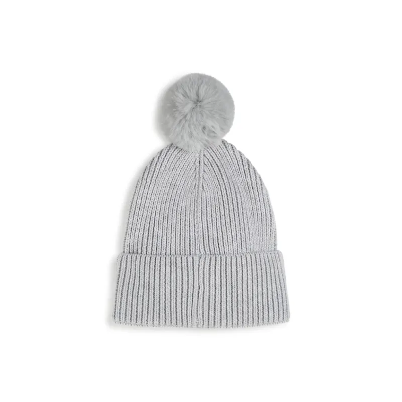 MICHAEL KORS Logo appliqué Ribbed Beanie-1