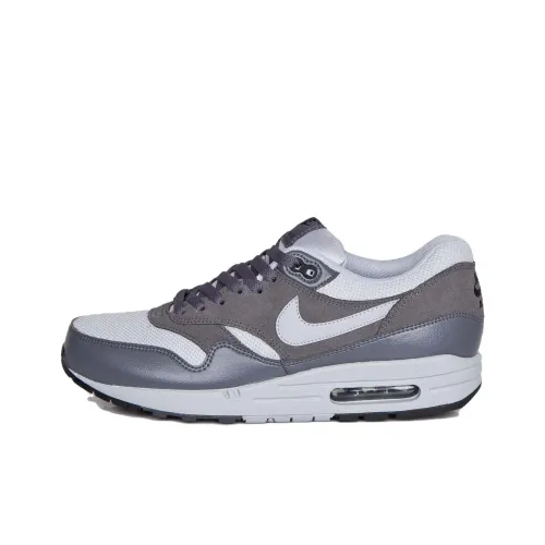 Nike Air Max 1 Casual Shoes Men Low-Top Gray/Silver