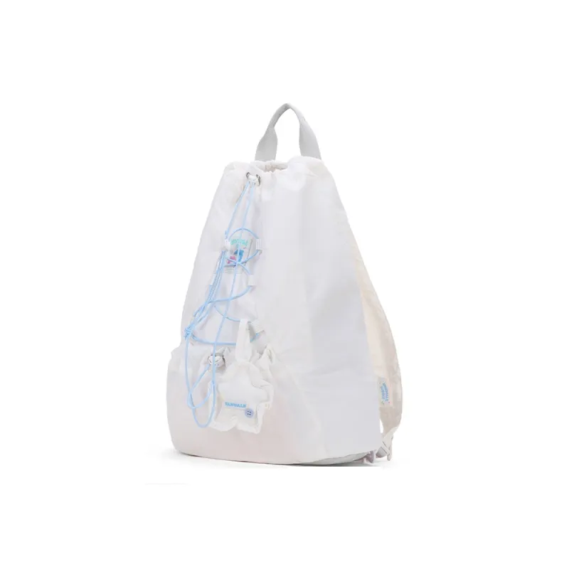 VANWALK Nylon Backpack Large Size Women's Starfish Yellow/Island Blue/Mint White-7