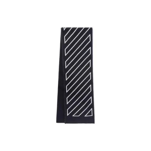 OFF WHITE Arrow Diag Finished Edge Scarf