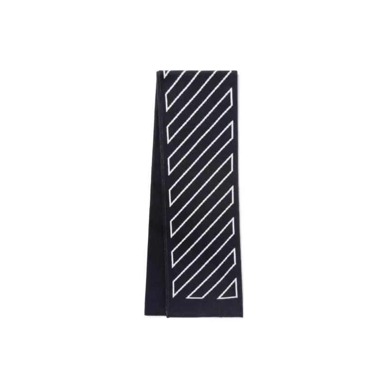 OFF WHITE Arrow Diag Finished Edge Scarf-0