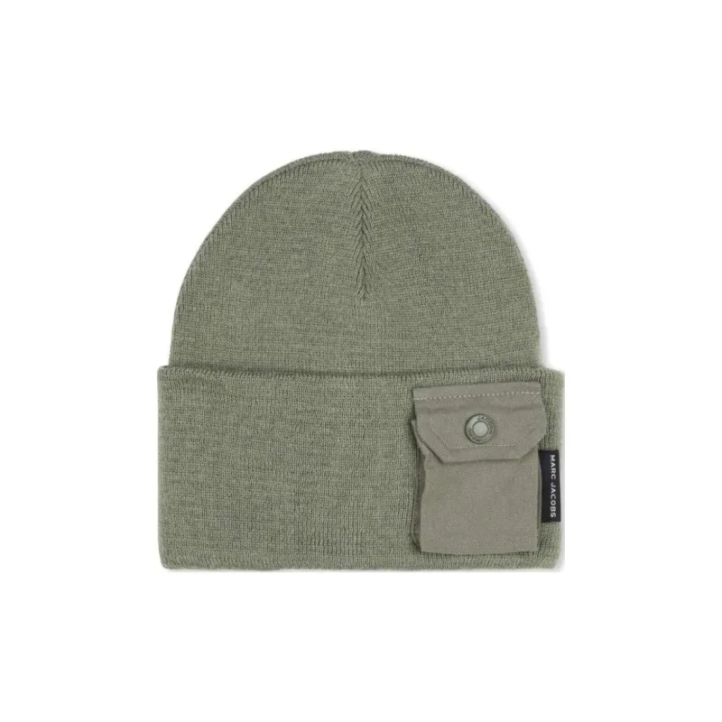 MARC JACOBS Kids Cargo pocket Ribbed knit Beanie-0