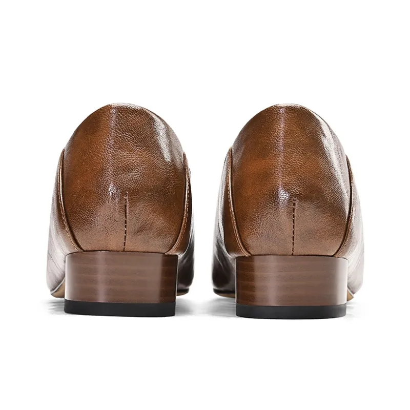BOSSSUNWEN Loafers Women's Black, Brown-12