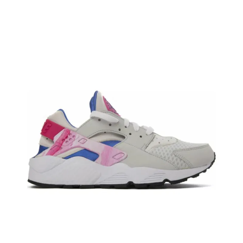 Nike Air Huarache Anti-Slip Wear-Resistant Low-Top Running Shoes Women's Light Gray-1