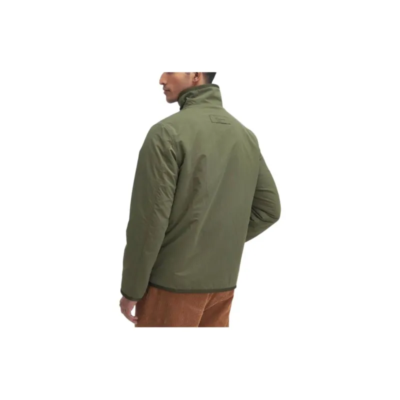BARBOUR Logo Embroidered Reversible Fleece Jacket-1