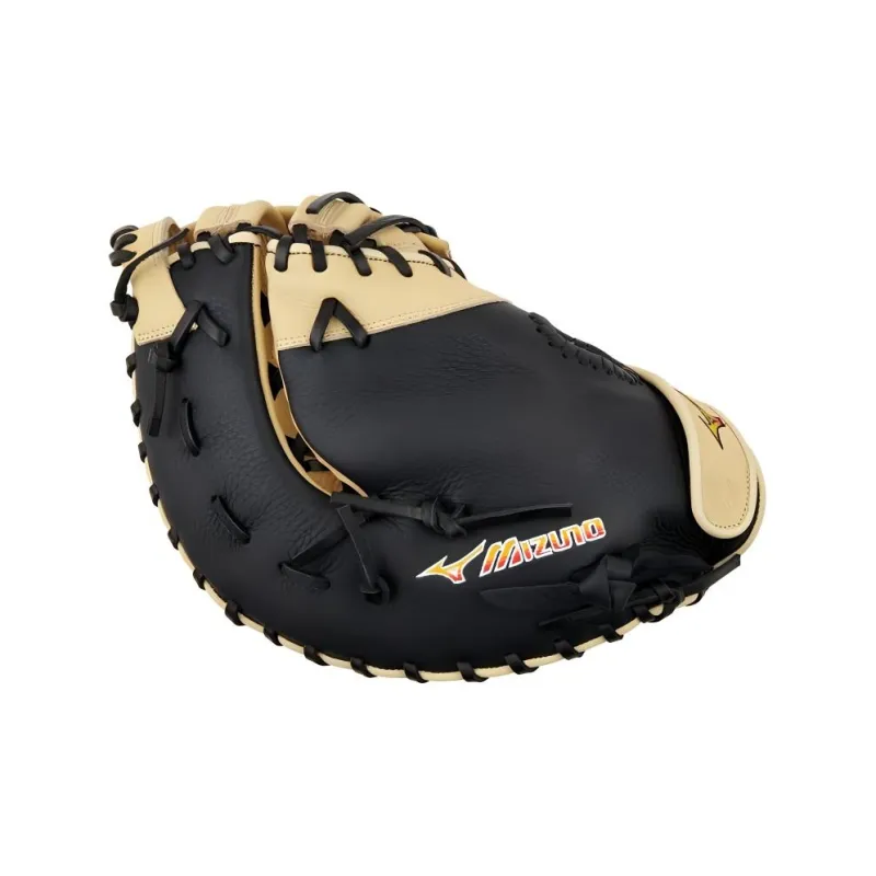 Mizuno Baseball Gloves Catcher's Glove Top Grain Cow Leather 12.5 Inches Unisex Black/Tan-5