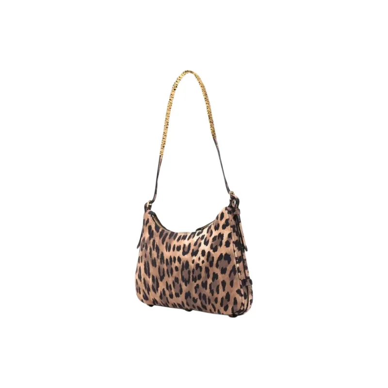 MOSCHINO Logo Lettering Zipped Shoulder Bag-1
