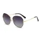Gold Frame with Gradient Gray Lens