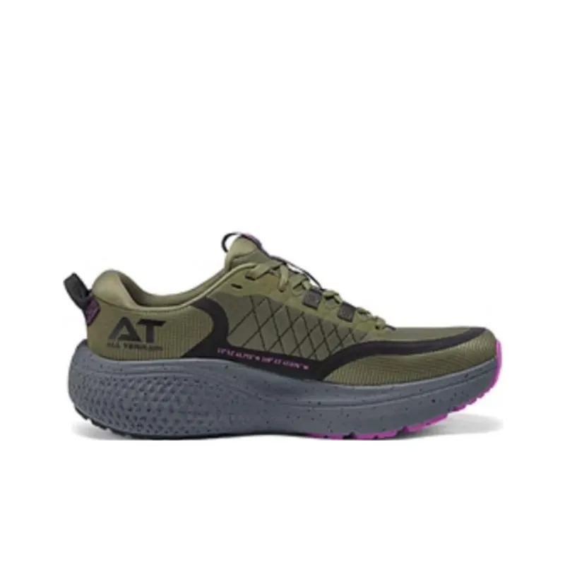 Skechers MEN'S GO Anti Slip Wear Resistant Low Top Running Shoes Men's Army Green-1