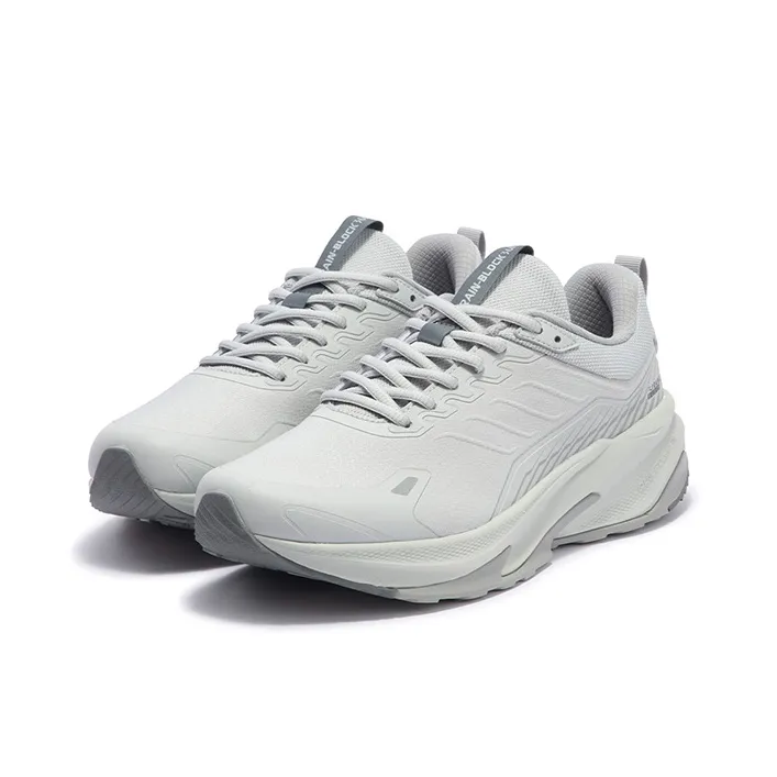 361° Rain Screen Anti Slip Wear Resistant Low Top Running Shoes Men's Recycling Gray-2