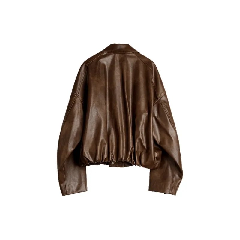 ELLE Cropped Coats Women's-3