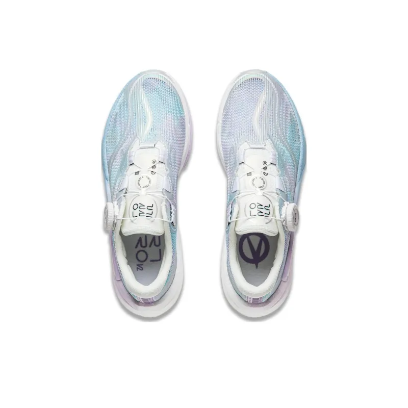 LiNing Furious Rider 7.0 PRO V2 Anti Slip Wear Resistant Low Top Casual Running Shoes Women's Blue Purple-3