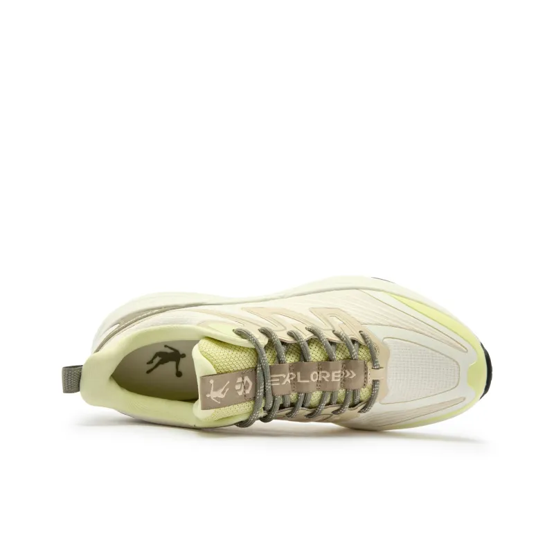 QIAODAN Running Shoes Men Low Top Ivory/Spirulina-3