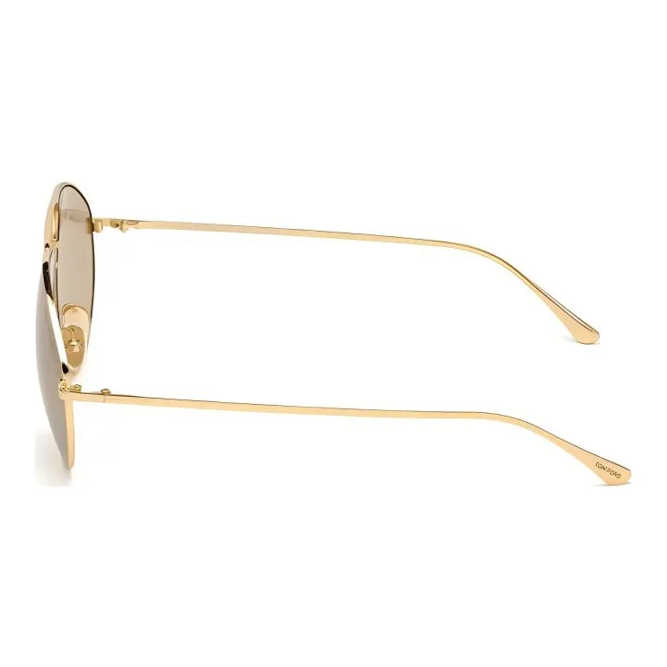 TOM FORD Metal Aviator Sunglasses Men's Gold-1