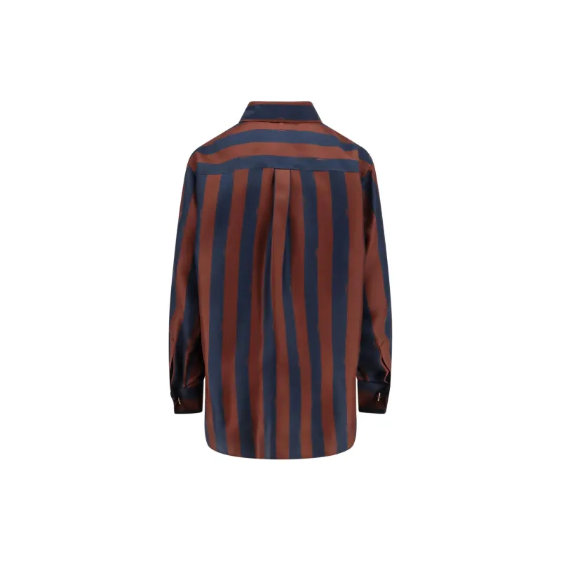 FENDI Striped Long Sleeved Shirt-1