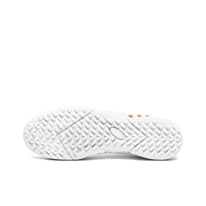ATAY AG Rubber Short Studs TF Rubber Broken Studs Cushioned Slip-Resistant Abrasion-Resistant Soccer Shoes Unisex White-4